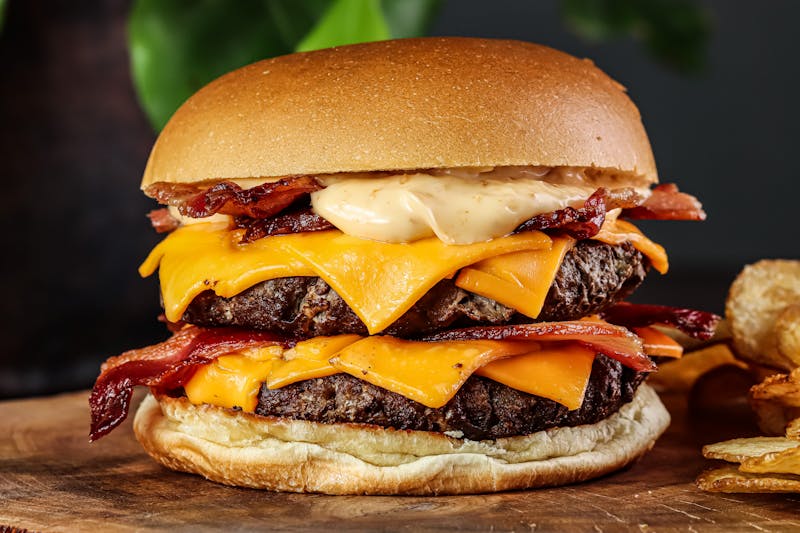 4 rivers smokehouse smash burger double patty